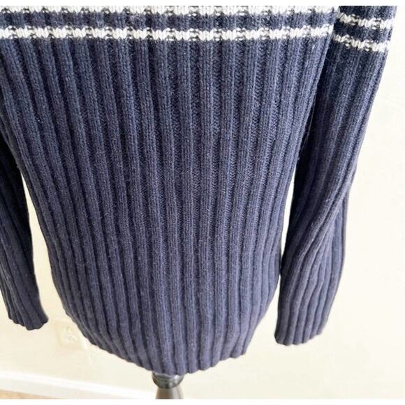Banana Republic Heritage Collection Italian Wool Chunky Knit Sweater Size Medium - Picture 5 of 11